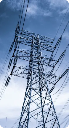Torre da rede de distribuição de energia
